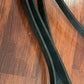 Black leather reins with hand stops