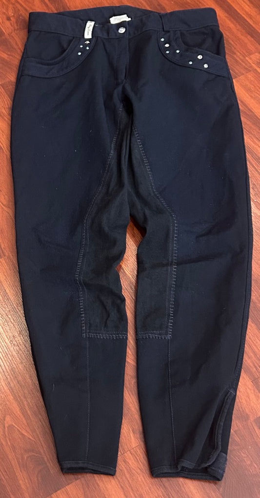 Easy rider size 32 navy full seat breeches