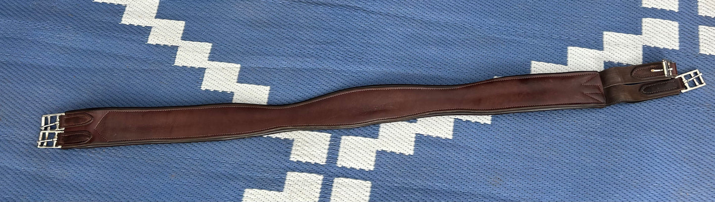 54” JS leather girth