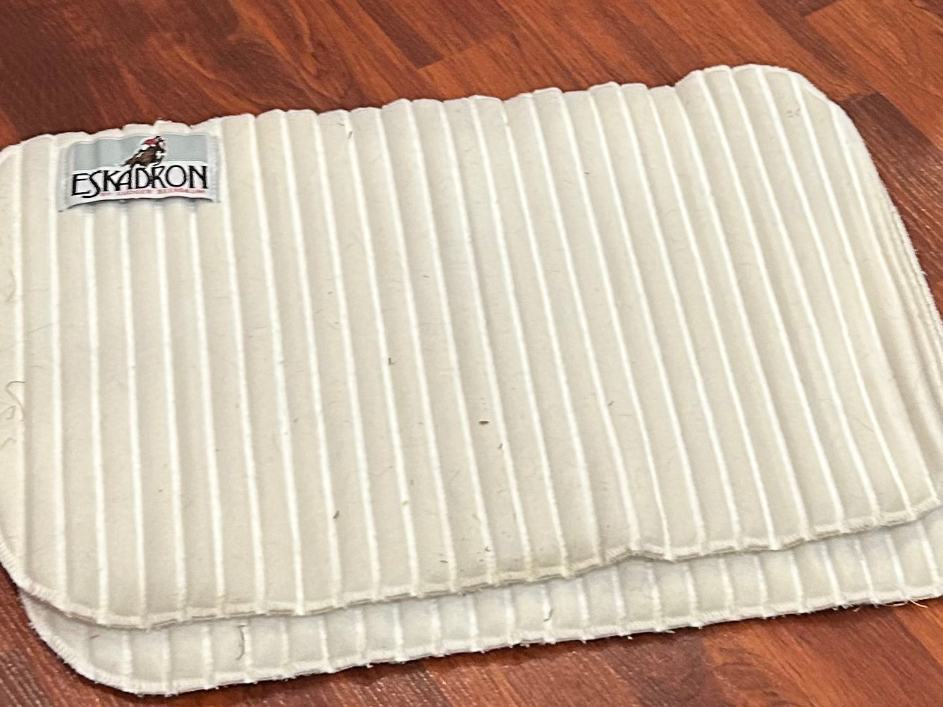 11.5” Eskadron white climatex quilts set of 2