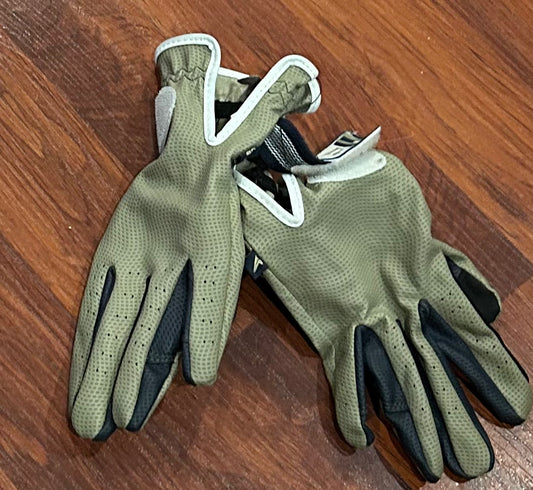 XS Euro star navy/taupe gloves. Excellent condition