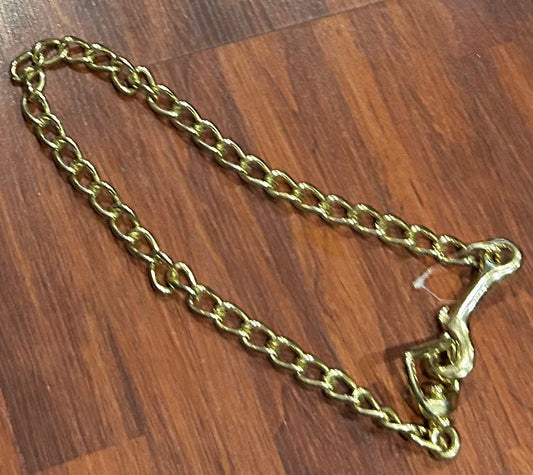 30” brass chain