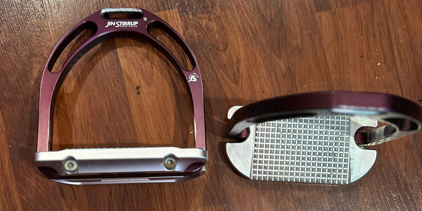 Jin stirrups limited edition purple