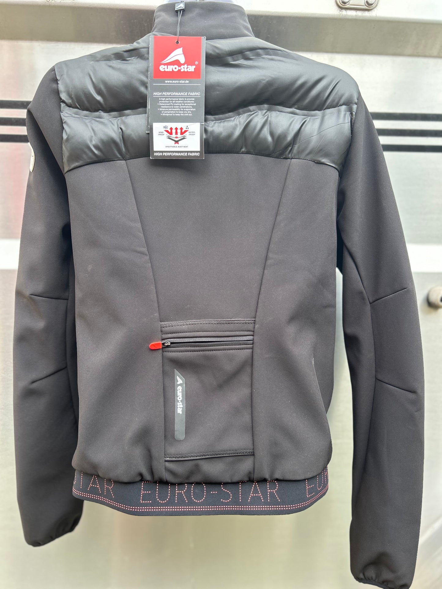 Euro Star Puff Softshell Jacket Evi XS meteorite (Grey)