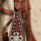 Full size western headstall / breastplate. Stones and crosses