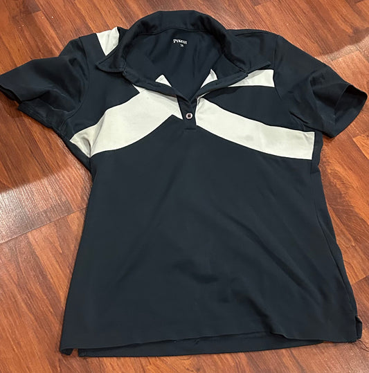 Pikeur size 38 (medium) navy with white shirt