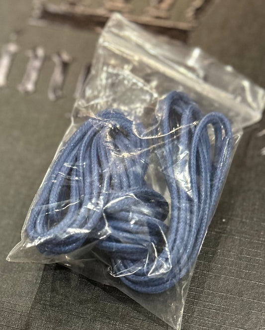 Kingsley Orlando long laces Atlantic blue