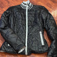 Anky XS reversible puffy jacket. Black and silver