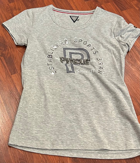 Pikeur sports size grey short sleeve shirt