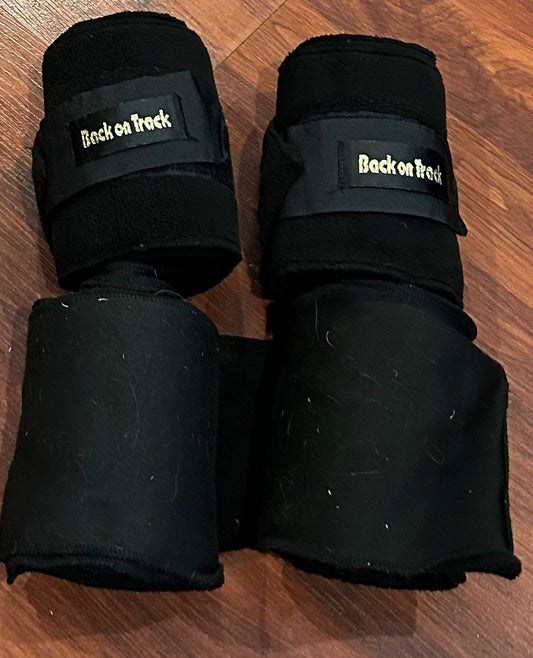 Back on track polo wraps. Have been shortened
