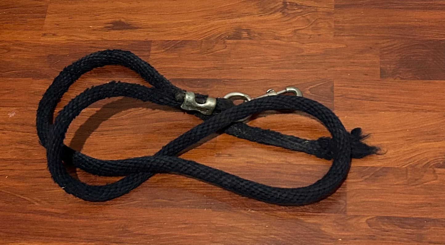 Blue short lead rope