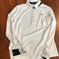 PS of Sweden small white/pink/black striped long sleeve shirt