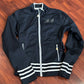 BR small black/white light zip up jacket