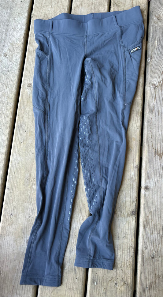 Kerrits large grey riding tights.