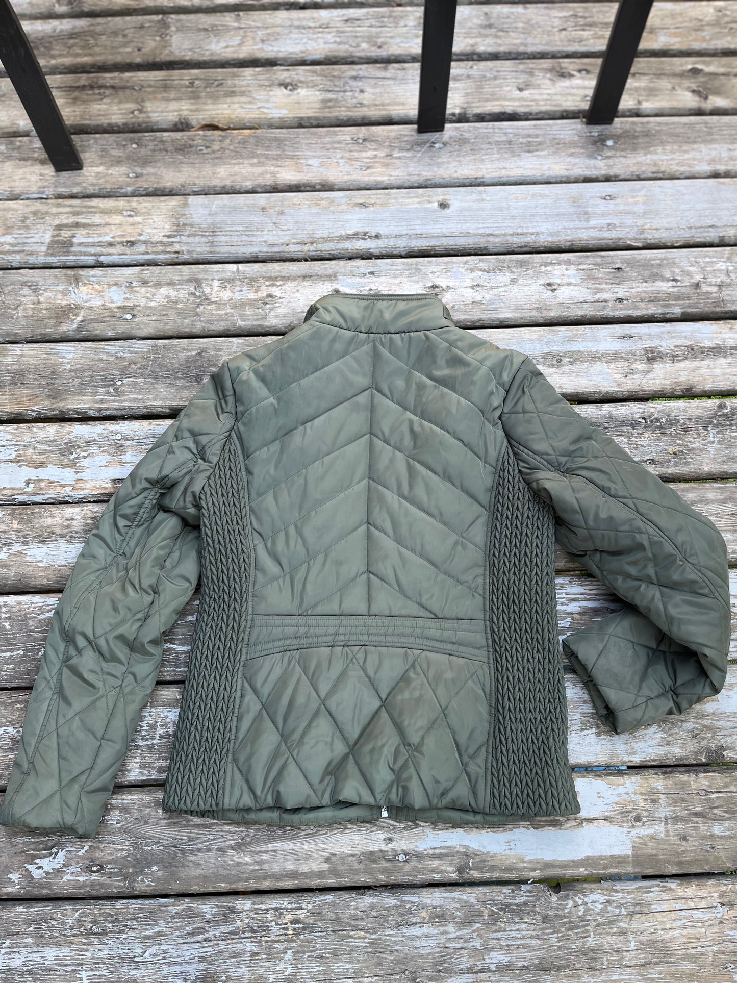 HV Polo military style green jacket med