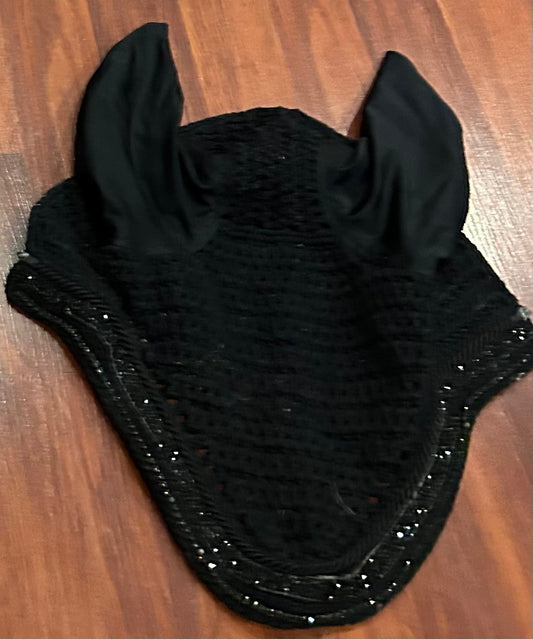 Bascule bonnet black with bling full size