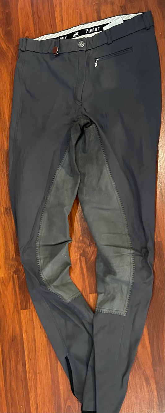 Pikeur 28L grey full seat breeches