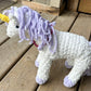 Unicorn plush horse 9” to wither