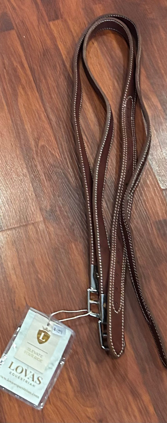 Lovas 50” stirrup leathers brand new