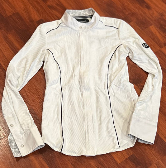 Horseware Platinum small long sleeve white show shirt