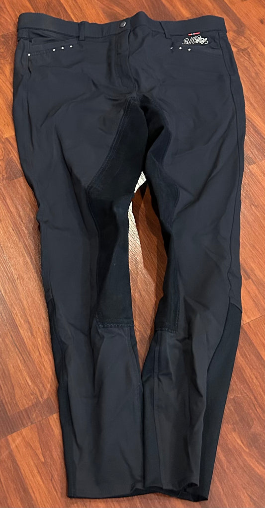 BVertigo Olivia size 32 dark navy full seat breeches