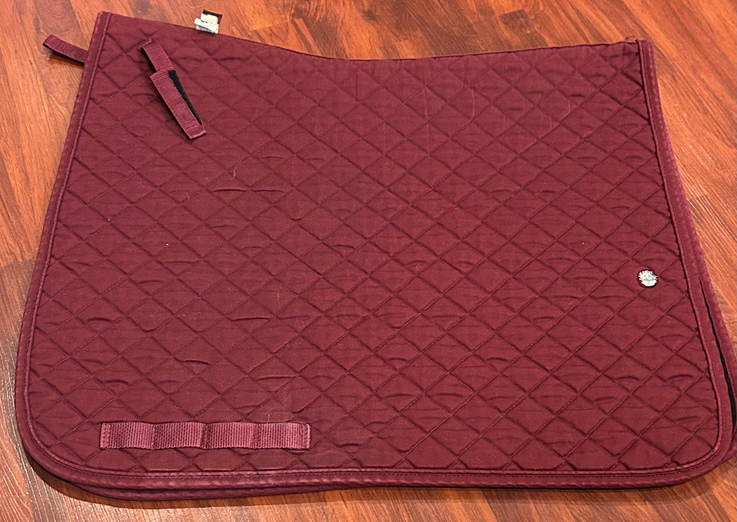 Ogilvy burgundy dressage pad