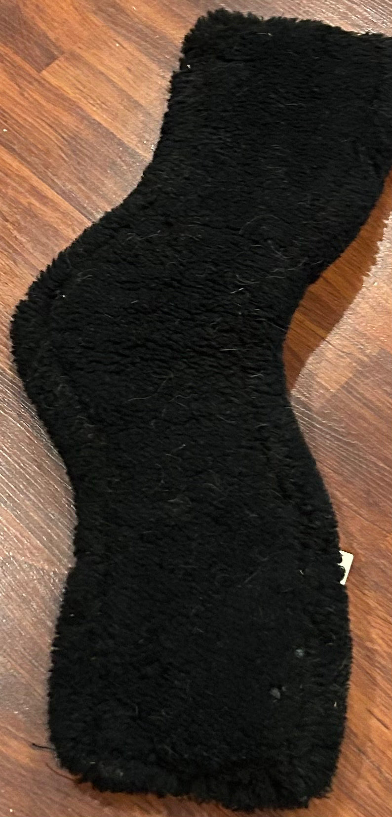XS (22”) total saddle fit black fleece girth cover