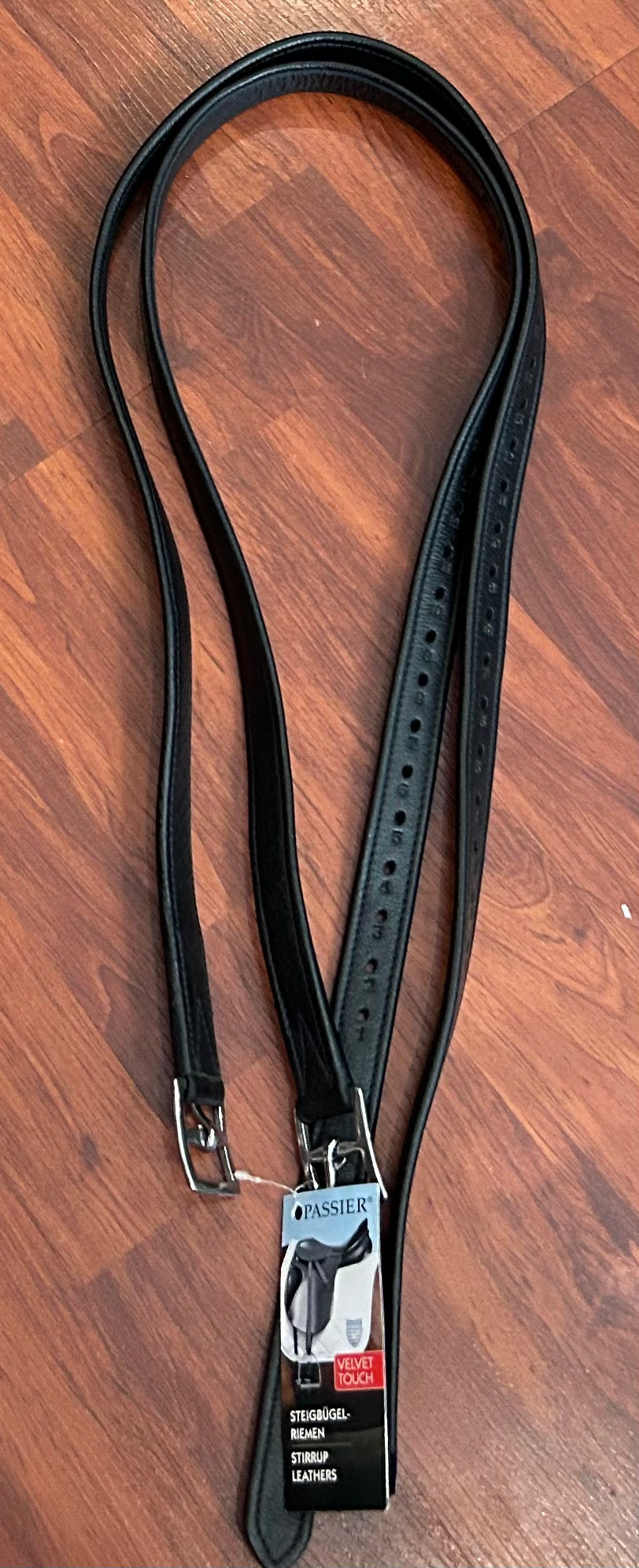 50” Passier black leathers. Brand new