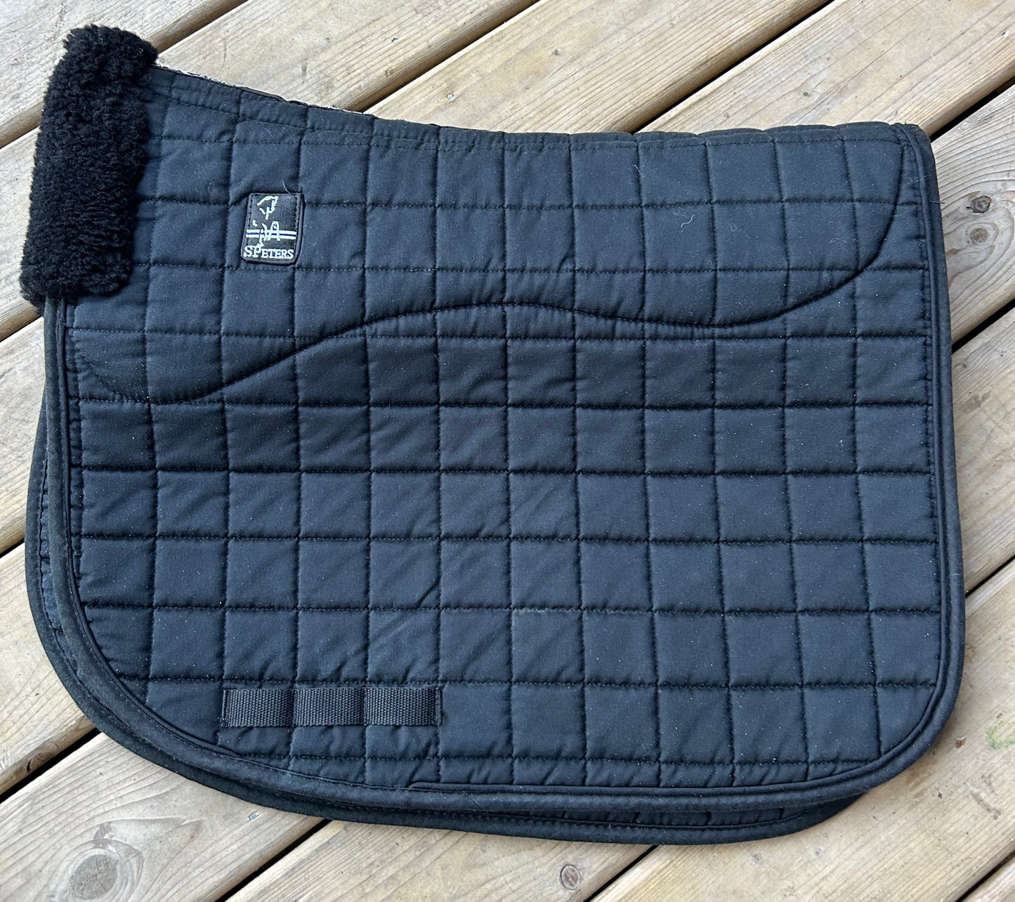 Steffen Peters black fleece pad