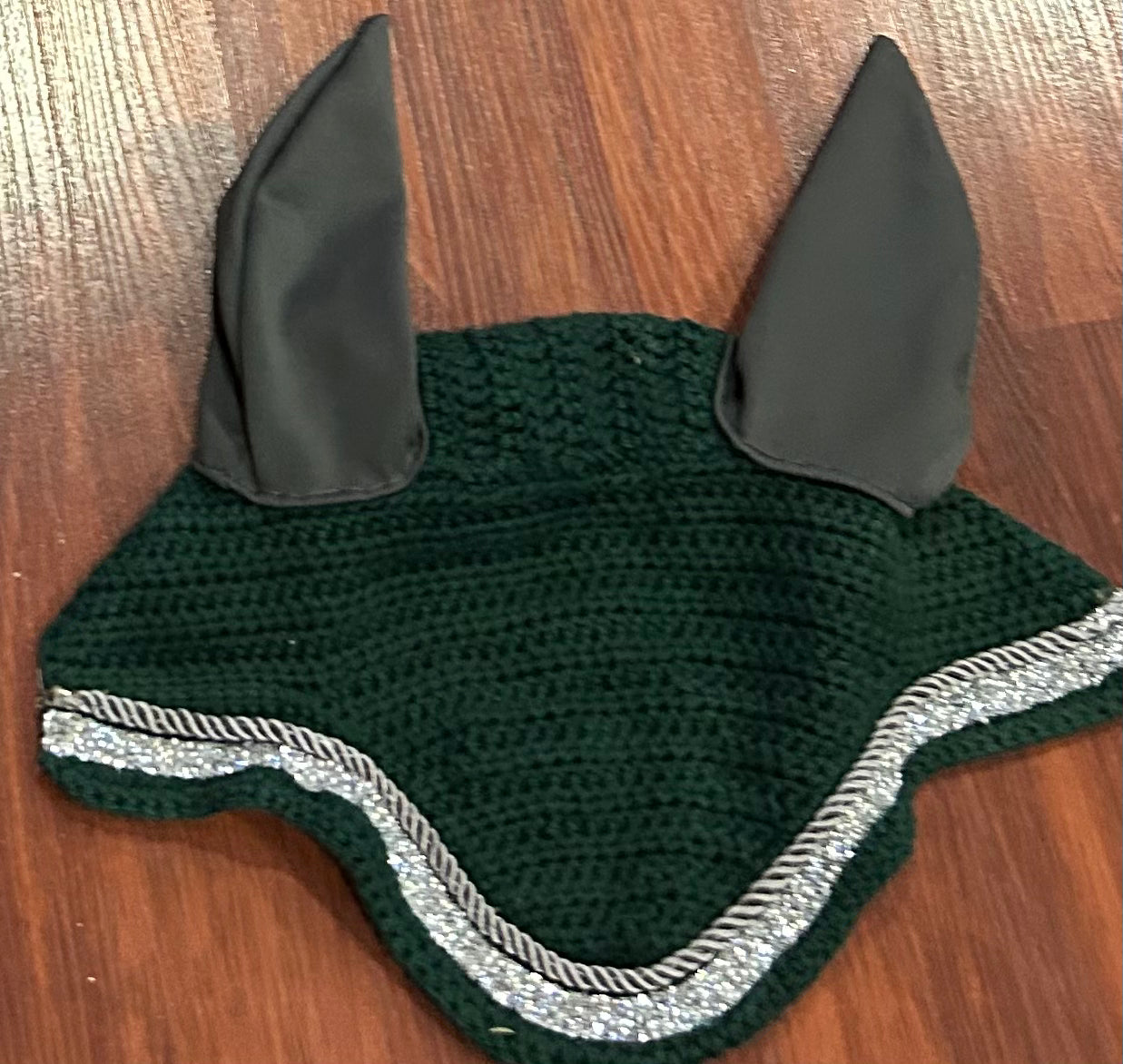 Green with bling fly bonnet full size
