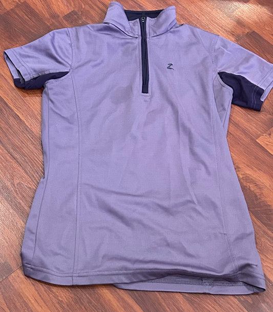 Horze XS purple 1/4 zip. Some stains