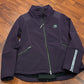 Asmar XS purple jacket. Lined. Hidden hood