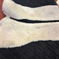 Grey with fleece lining dressage pad
