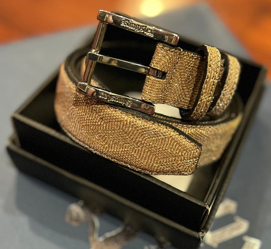 Kingsley belt Luxor beige. New.