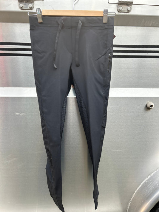 24R Euro Star athletics black  full seat breeches