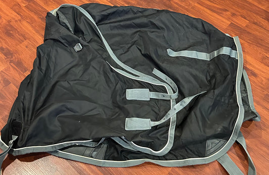 Medium shedrow nylon sheet black and grey