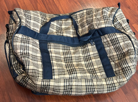 Baker duffle bag with bridle bag insert