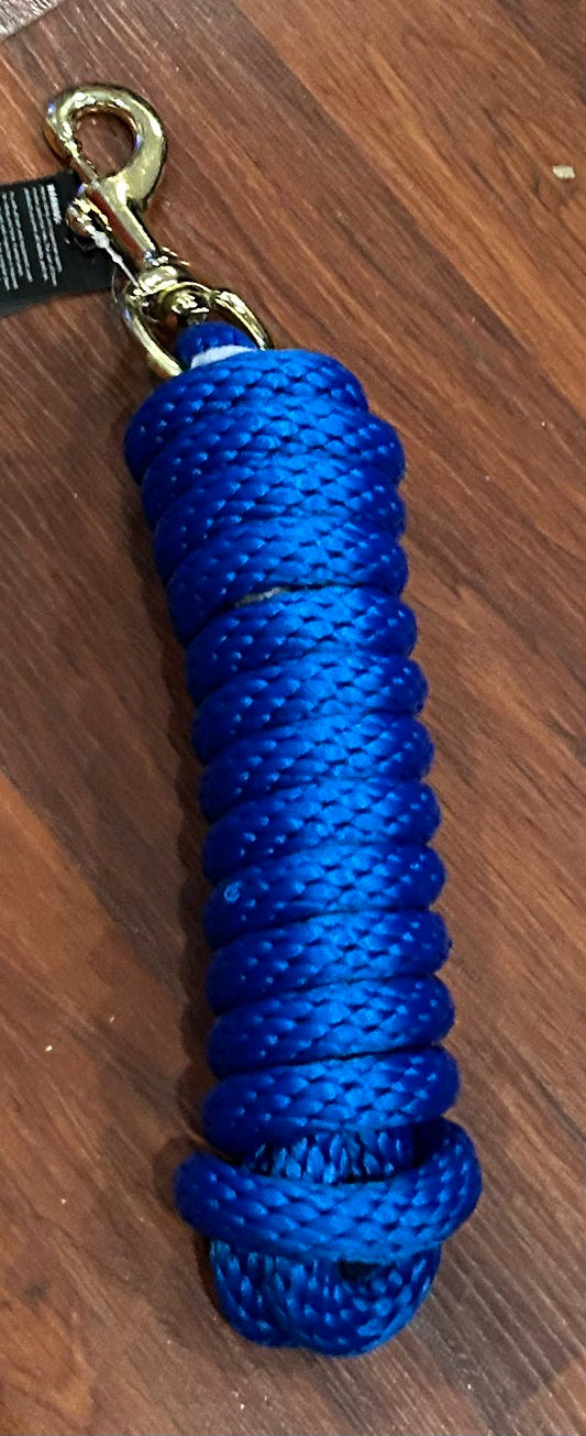 Shedrow royal blue lead rope brand new