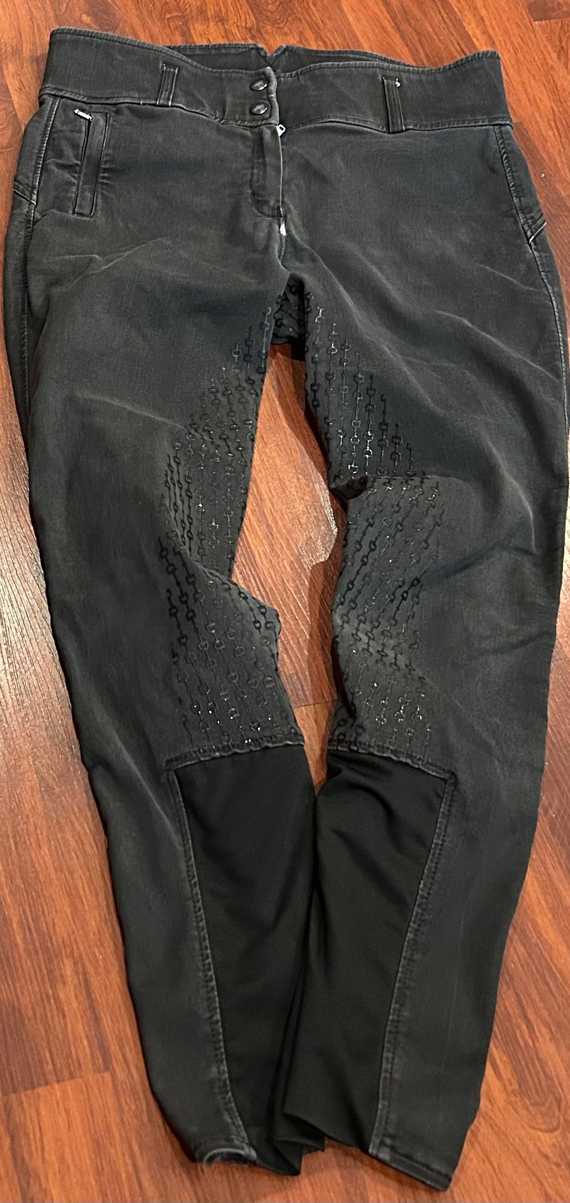 Horze size 30 black full seat breeches