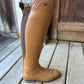 Kingsley aspen size 37 MA S. 14” calf 19” tall cognac. Brand new