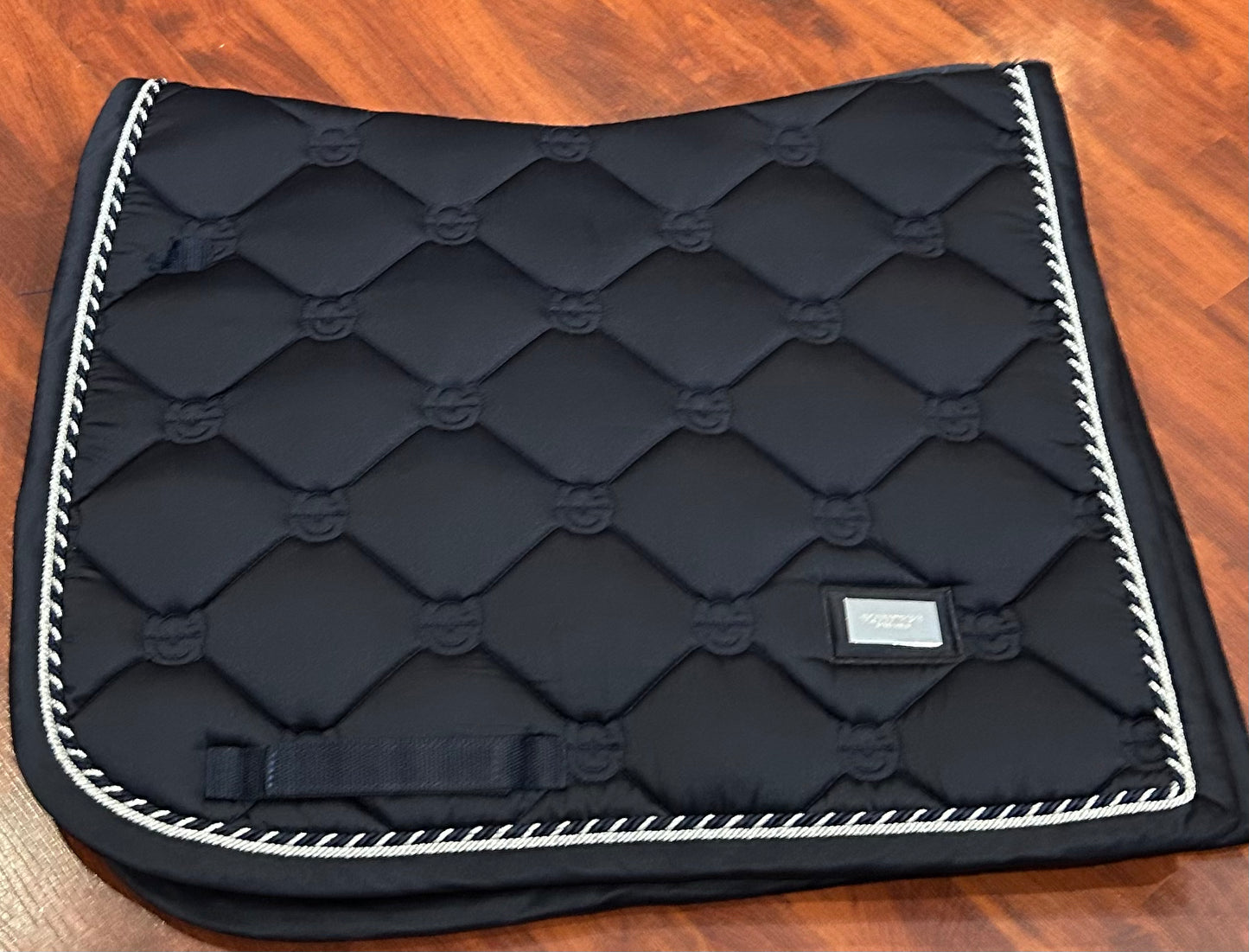 Equestrian Stockholm navy dressage pad
