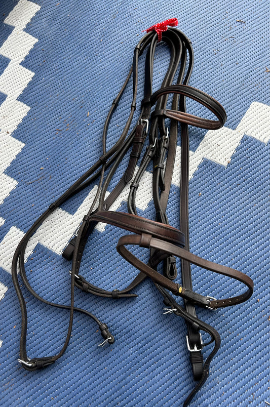 Full size brown leather bridle