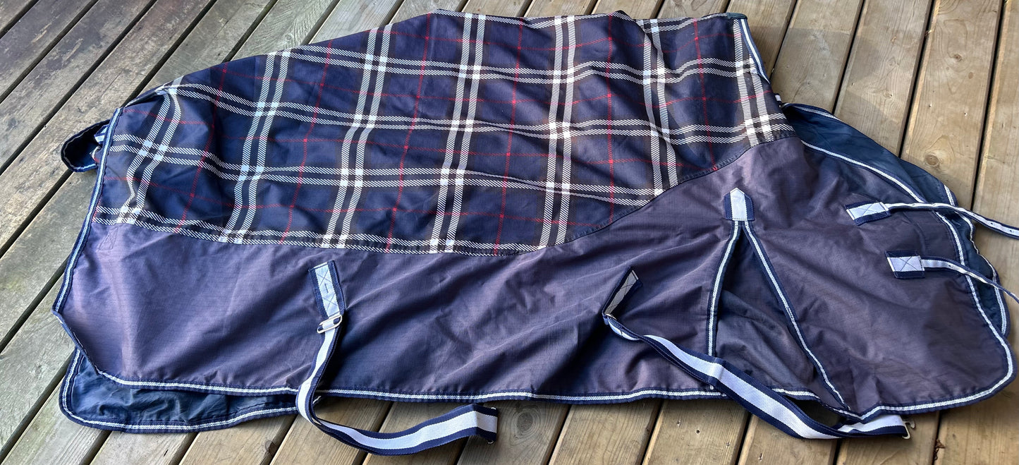 68” plaid rain sheet