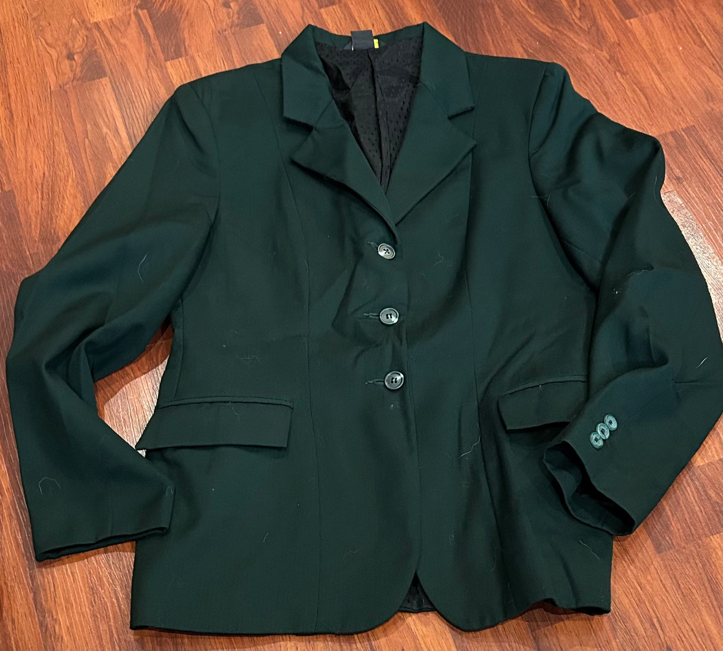 Devon-aire size 12 green show jacket