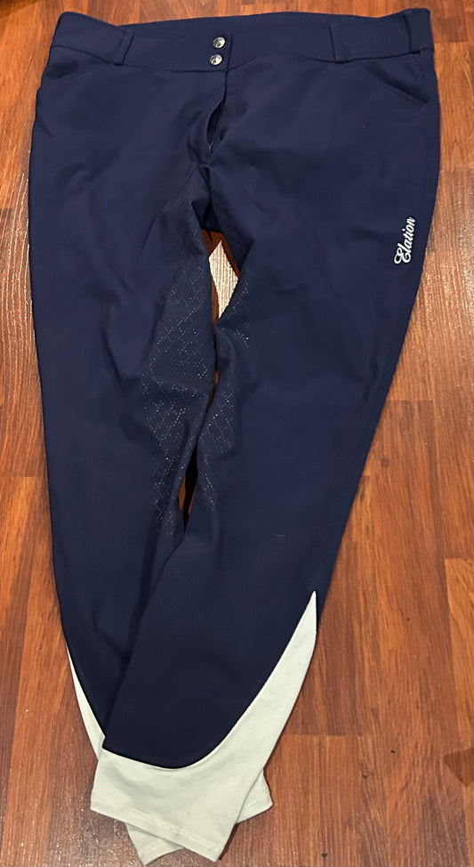 36R elation silicon full seat breeches