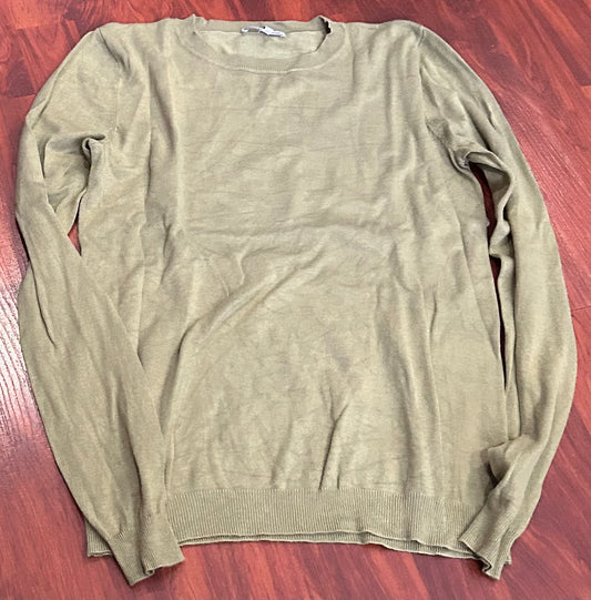 TKEQ medium green sweater