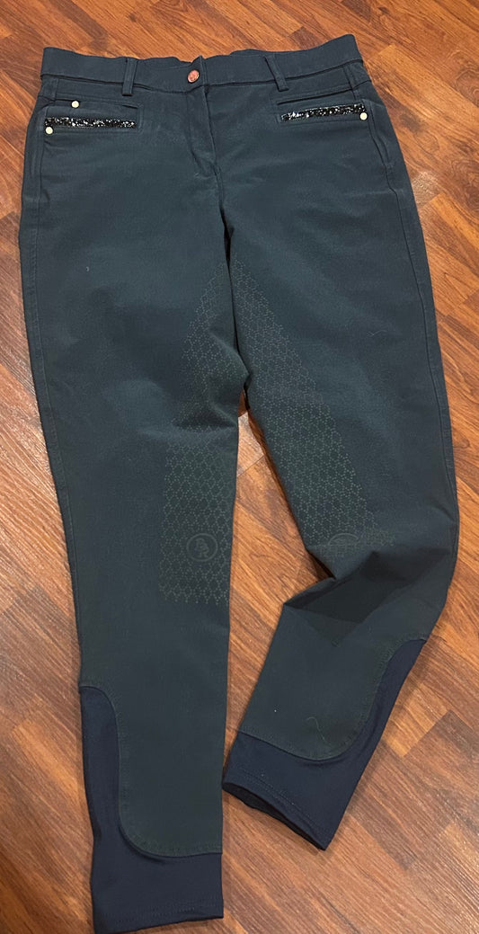 BR size 28 navy full seat breeches. Silicone not sticky