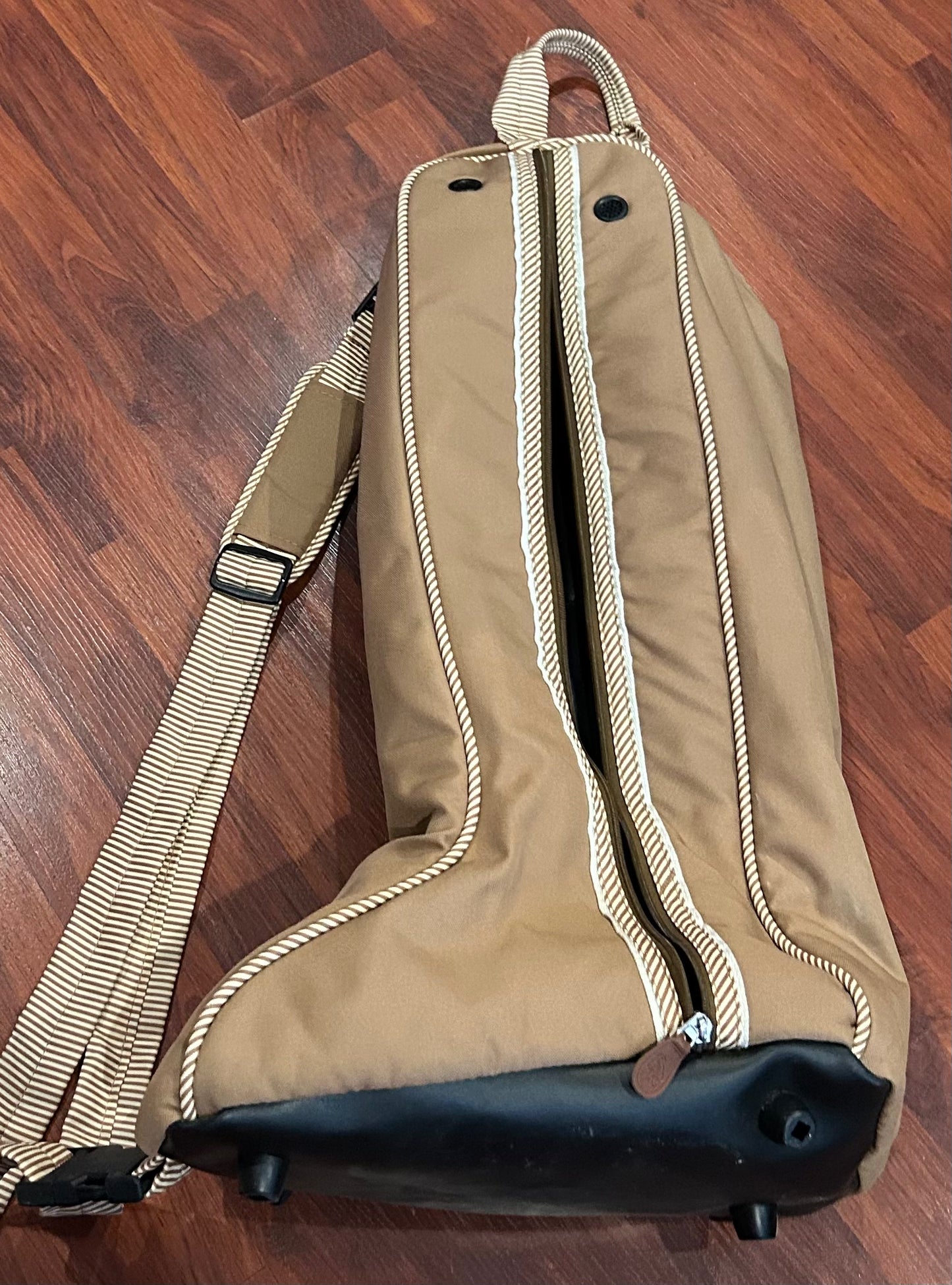 Boot bag 25” tall light brown