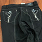 Shining star size 28 (measure 26”) black full seat breeches