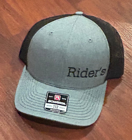 Riders grey/black ball cap